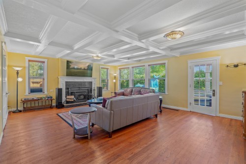 2150 Laurier Crescent, Prince George, BC - Indoor Photo Showing Living Room With Fireplace