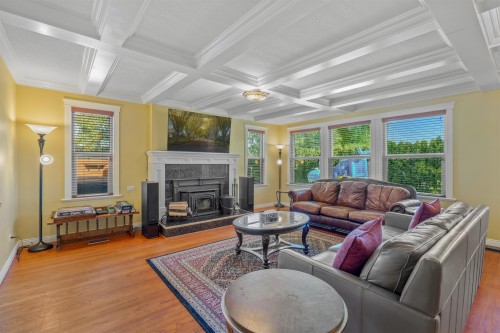 2150 Laurier Crescent, Prince George, BC - Indoor Photo Showing Living Room With Fireplace