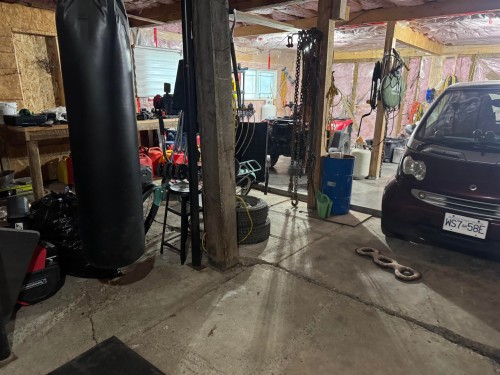3168 Copeland Road, Quesnel, BC - Indoor Photo Showing Garage