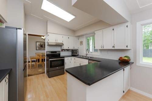 8195 Prince Edward Place, Prince George, BC - Indoor Photo Showing Kitchen With Double Sink