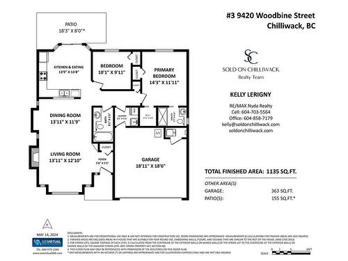 3 9420 Woodbine Street, Chilliwack, BC 