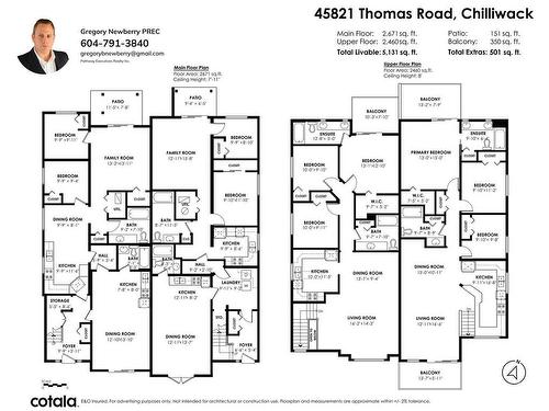 1 & 2 45821 Thomas Road, Chilliwack, BC 