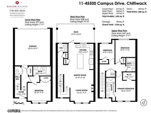 11 45500 Campus Drive, Chilliwack, BC 