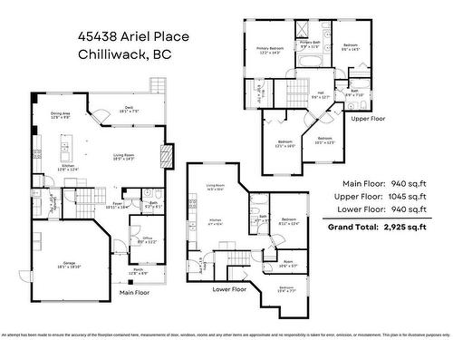 45438 Ariel Place, Chilliwack, BC 