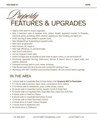 650 Park Street, Hope, BC 