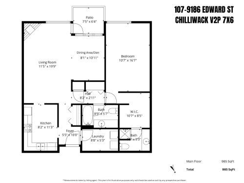 107-9186 Edward Street, Chilliwack, BC 