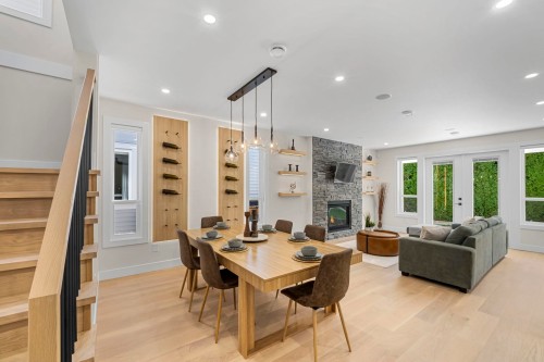 862 Willow Place, Harrison Hot Springs, BC - Indoor Photo Showing Other Room With Fireplace