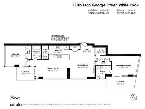 1102 1455 George Street, White Rock, BC 