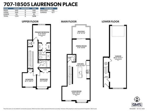 707 18505 Laurensen Place, Surrey, BC 