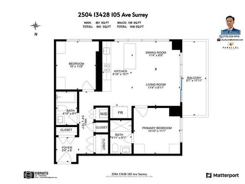 2504 13428 105 Avenue, Surrey, BC 