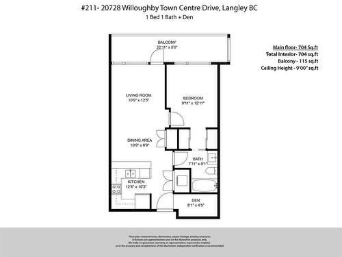 211 20728 Willoughby Town Centre Drive, Langley, BC 