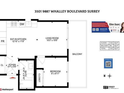 3501 9887 Whalley Boulevard, Surrey, BC 