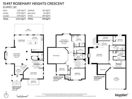 15497 Rosemary Heights Crescent, Surrey, BC 