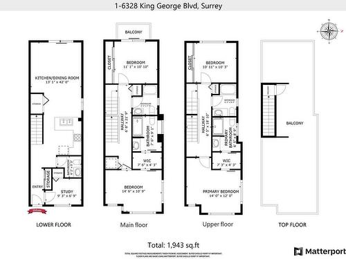 1 6328 King George Boulevard, Surrey, BC 