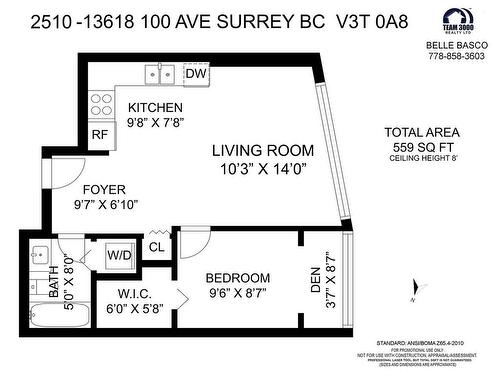 2510 13618 100 Avenue, Surrey, BC 