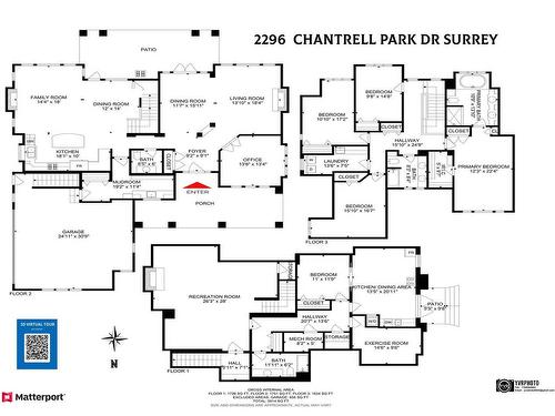 2296 Chantrell Park Drive, Surrey, BC 