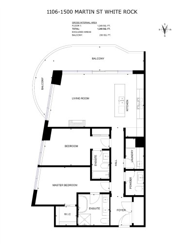 1106-1500 Martin Street, White Rock, BC 