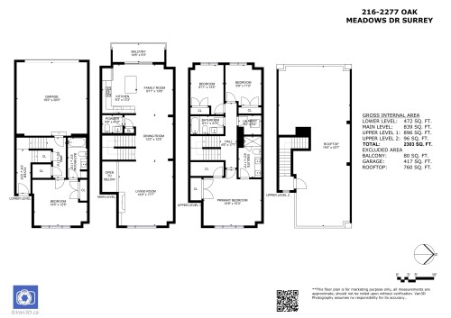 216-2277 Oak Meadows Drive, Surrey, BC 