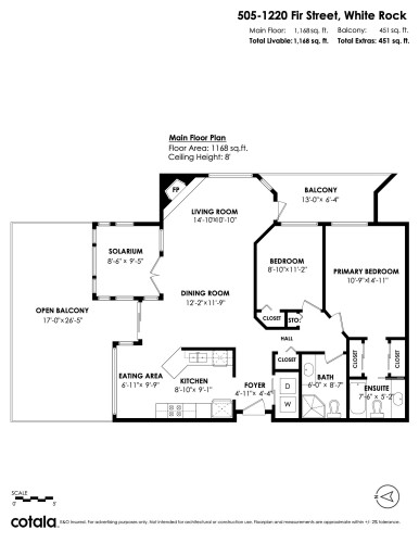 505-1220 Fir Street, White Rock, BC 