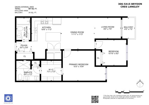 306-5415 Brydon Crescent, Langley, BC 
