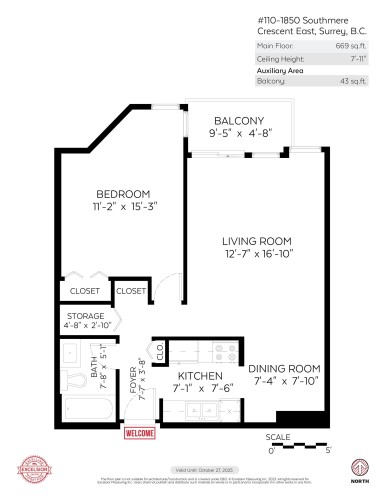 110-1850 Southmere Crescent E, Surrey, BC 