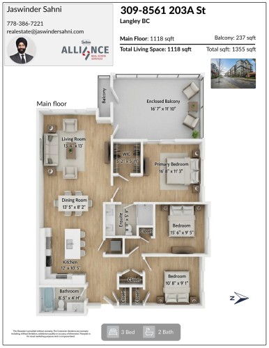 309-8561 203A Street E, Langley, BC 