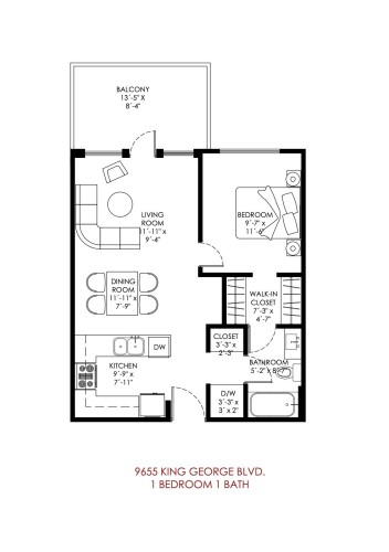 409-9655 King George Boulevard, Surrey, BC 