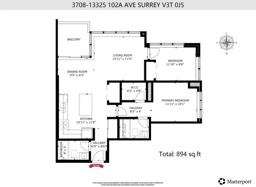 3708-13325 102A Avenue, Surrey, BC 