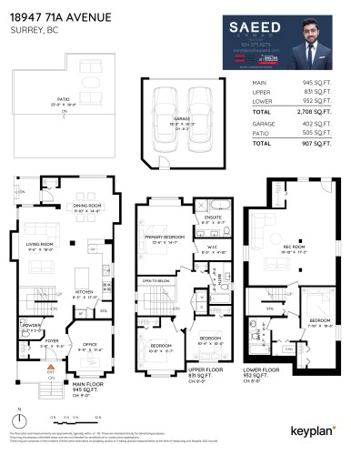 18947 71A Avenue, Surrey, BC 