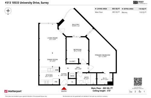 313-10533 University Drive, Surrey, BC 