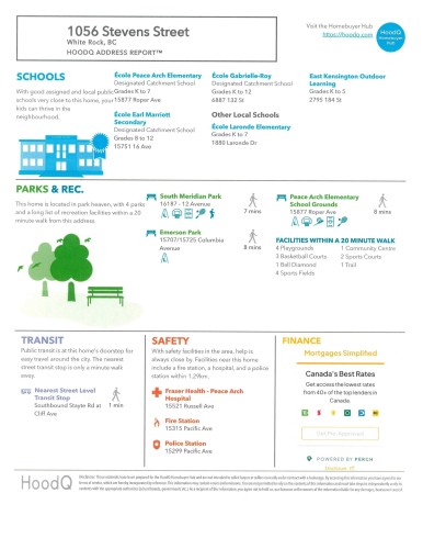 1056 Stevens Street, White Rock, BC 