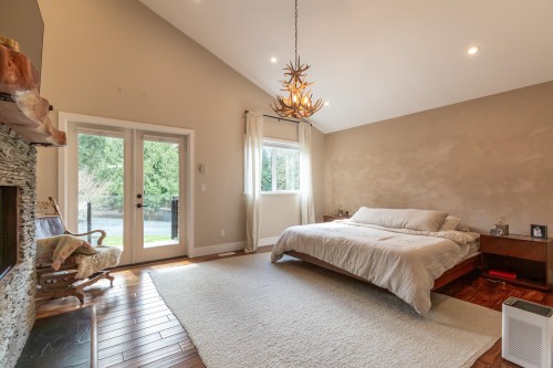 20078 27 Avenue, Langley, BC - Indoor Photo Showing Bedroom With Fireplace
