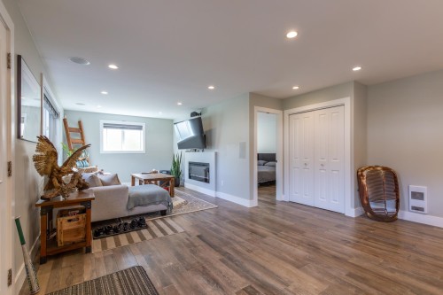 20078 27 Avenue, Langley, BC - Indoor Photo Showing Other Room With Fireplace