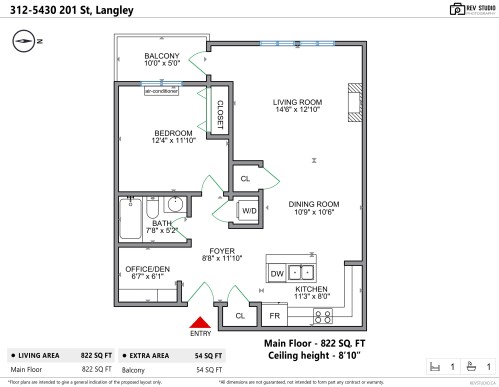 312-5430 201 Street, Langley, BC 