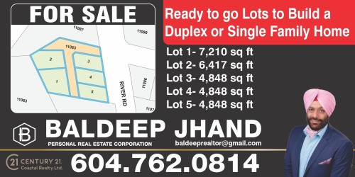 Lt.1-11083 River Road, Delta, BC 
