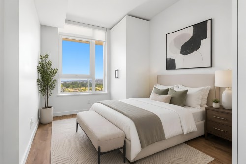 2501-10448 University Drive, Surrey, BC - Indoor Photo Showing Bedroom