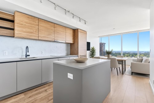 2501-10448 University Drive, Surrey, BC - Indoor Photo Showing Kitchen