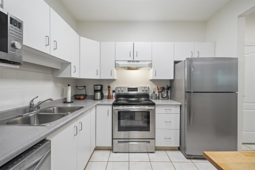 105-20239 Michaud Crescent, Langley, BC - Indoor Photo Showing Kitchen With Double Sink