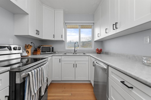39965 No. 5 Road, Abbotsford, BC - Indoor Photo Showing Kitchen With Double Sink