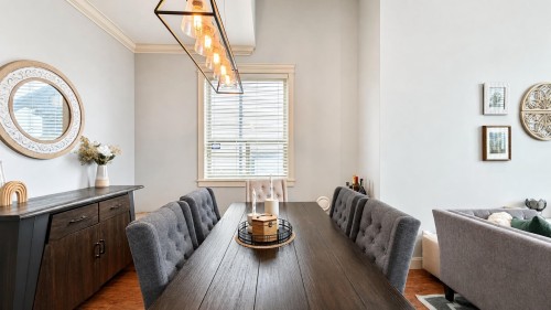 14771 58B Avenue, Surrey, BC - Indoor Photo Showing Dining Room