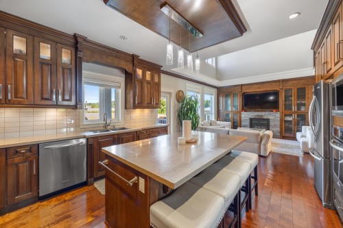 17433 1 Avenue, Surrey, BC - Indoor Photo Showing Kitchen With Double Sink
