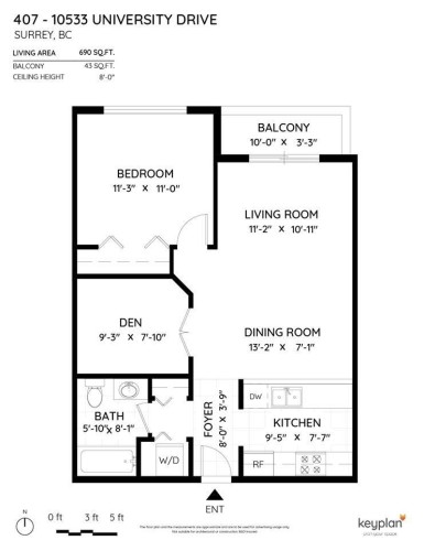 407-10533 University Drive, Surrey, BC 