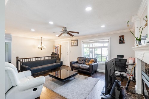 12892 111 Avenue, Surrey, BC - Indoor Photo Showing Living Room With Fireplace