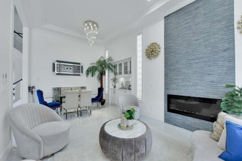 8825 131 Street, Surrey, BC - Indoor Photo Showing Other Room With Fireplace
