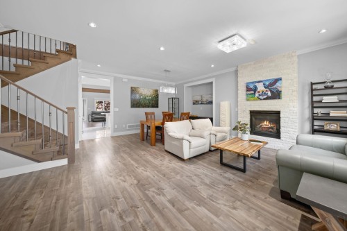 27247 33B Avenue, Langley, BC - Indoor Photo Showing Living Room With Fireplace
