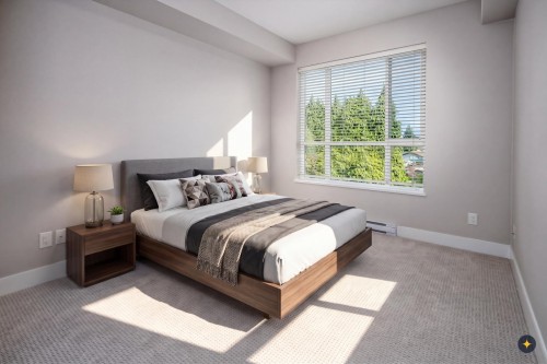 303-3192 Gladwin Road, Abbotsford, BC - Indoor Photo Showing Bedroom