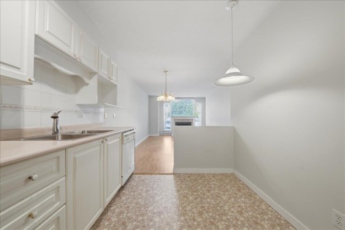 210-2963 Nelson Place, Abbotsford, BC - Indoor Photo Showing Kitchen With Double Sink