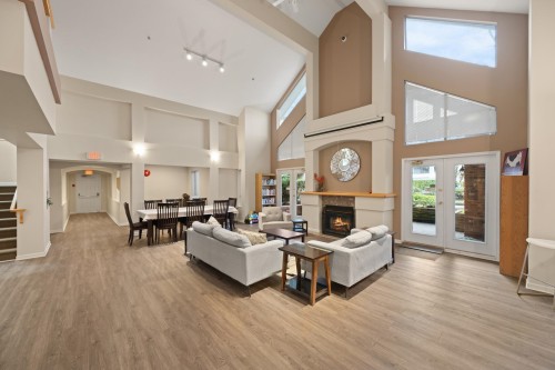 202-22015 48 Avenue, Langley, BC - Indoor Photo Showing Other Room With Fireplace