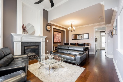 5941 129B Street, Surrey, BC - Indoor Photo Showing Living Room With Fireplace