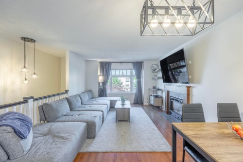 20978 92 Avenue, Langley, BC - Indoor Photo Showing Living Room With Fireplace